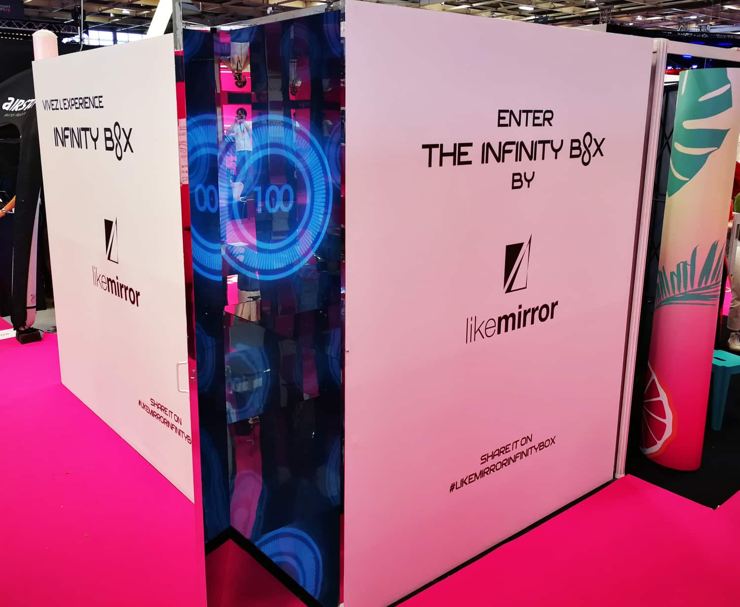 Infinity Box Like Mirror au salon Heavent